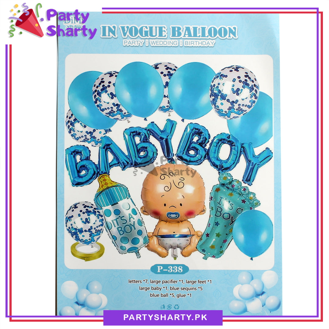 Baby Boy Theme Set for Welcome Baby / Baby Shower Event Decoration and Celebration