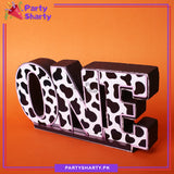 ONE Cow Shaded Thermocol Standee For Jungle Theme Based First Birthday Celebration and Party Decoration