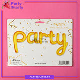 Party Scripted Foil Balloons Banner for Party Celebration and Decoration