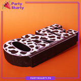 ONE Cow Shaded Thermocol Standee For Jungle Theme Based First Birthday Celebration and Party Decoration