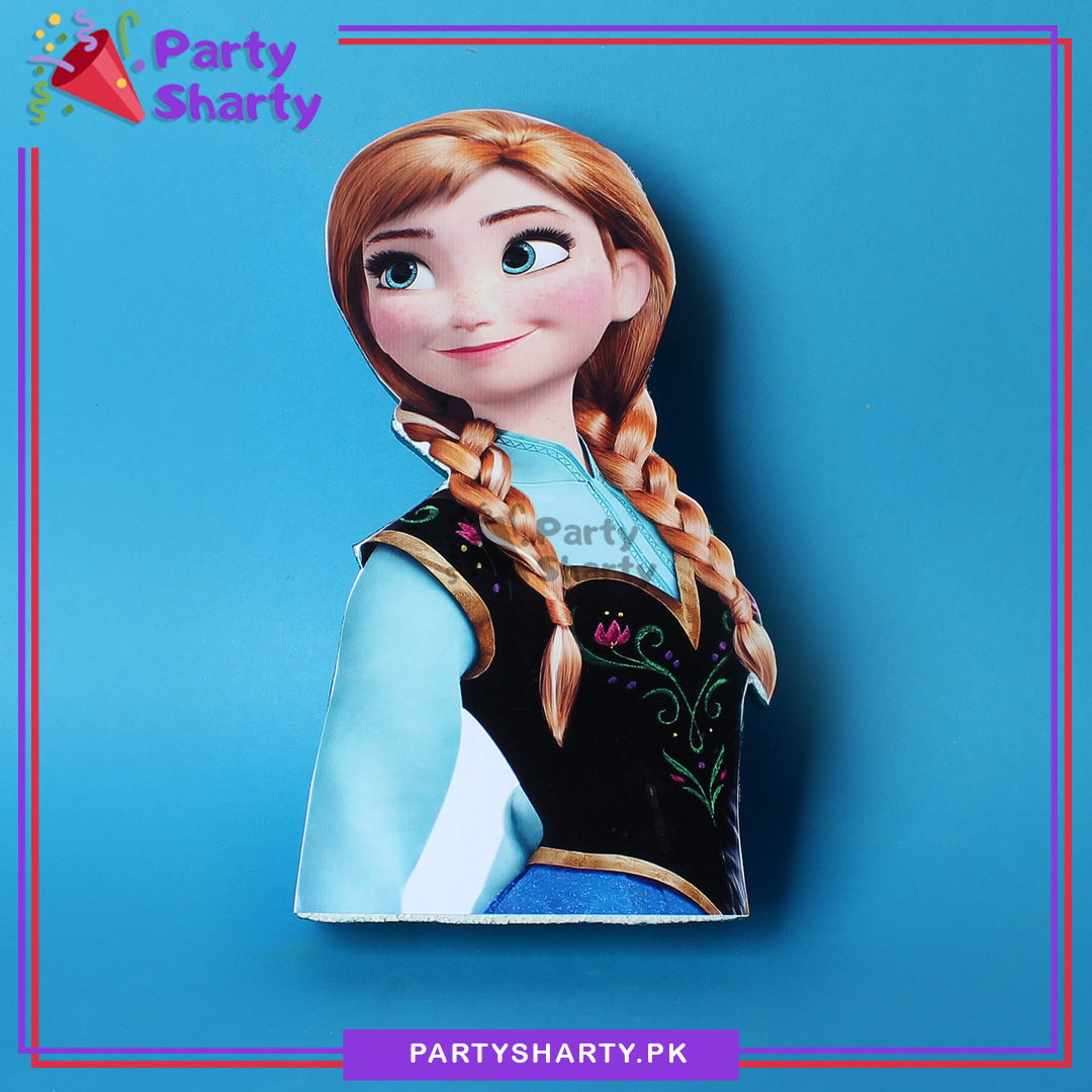Anna Character Thermocol Standee For Frozen Theme Based Birthday Celebration and Party Decoration