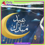 Eid Mubarak Flags Bunting (Pack of 10) For Eid Celebration and Decoration