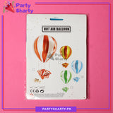 22 inch 4D Aluminum Foil Balloons Hot Air Balloon Foil Balloon For Kid Birthday Party and Event Decoration
