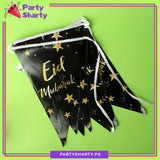 Eid Mubarak Flags Bunting (Pack of 10) For Eid Celebration and Decoration