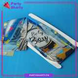 Its a Boy / Girl Printed Foil Curtain Backdrop For Baby Shower, Gender Reveal and Welcome Baby Decoration and Celebrations