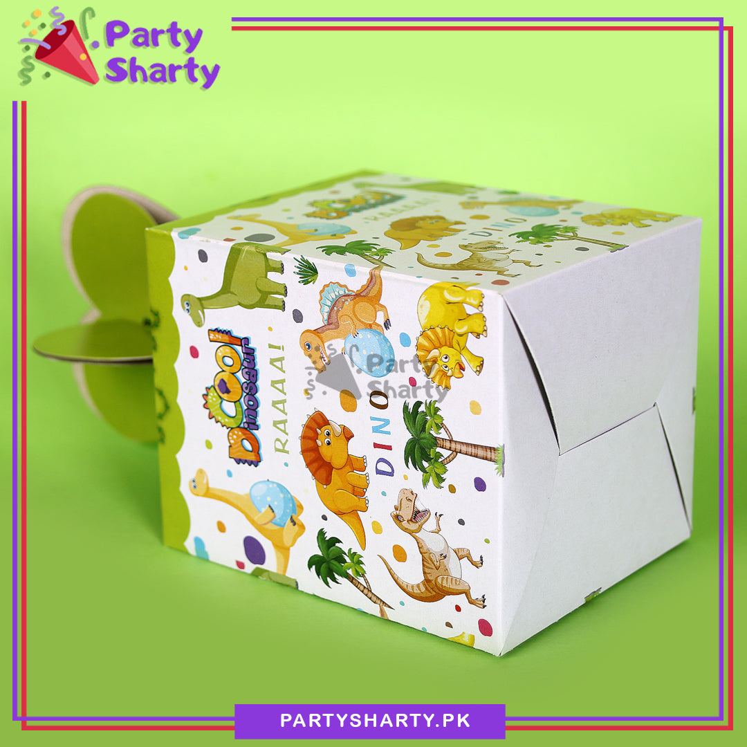 Dino / Dragon Theme Goody Boxes - Pack of 10 For Birthday Party and Decoration