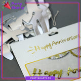 Happy Anniversary Bunting Card Banner For Decoration and Celebration