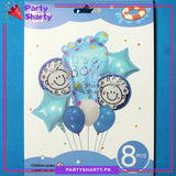 Its a Boy / Girl Foot Shaped Foil Balloon Set of 8 For Baby Shower, Welcome Baby and Gender Reveal Decoration and Celebrations