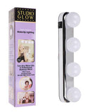 Portable Makeup Vanity Light Super Bright 4 LED Bulbs Makeup Mirror Lights Kit Battery Powered Light Makeup Accessory