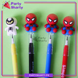 Marvel Spiderman Theme Bullet Pencil For Kids For Spiderman Theme Birthday Celebration
