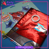 Aircraft Foil Balloon Set - 5 Pieces For Aircraft / Space Theme Party and Decoration