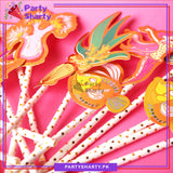 Mermaid Theme Photo Booth Props For Mermaid Theme Birthday Party Celebration and Decoration