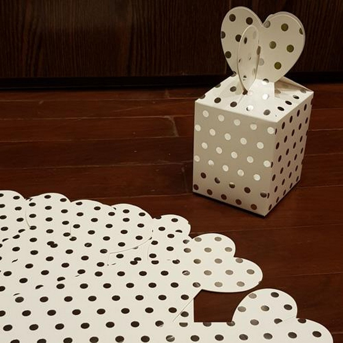 Polka Dots Goody Boxes Pack Of 10 - For Favor Boxes