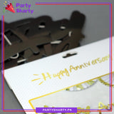 Happy Anniversary Bunting Card Banner For Decoration and Celebration