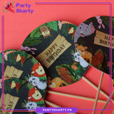 Jungle / Safari Cup Cake Topper For Jungle / Safari Birthday Theme Party and Decoration
