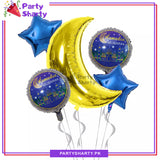 5pcs/set Ramadan Mubarak Foil Balloon For Ramadan Iftar Party Decoration and Celebration