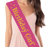 Birthday Girl Sash For Birthday Party Decoration
