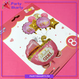 Stylish Baby Boy / Girl Cart Shaped Foil Balloon For Baby Shower, Welcome Baby and Gender Reveal Decoration and Celebrations