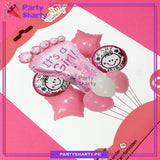 Its a Boy / Girl Foot Shaped Foil Balloon Set of 8 For Baby Shower, Welcome Baby and Gender Reveal Decoration and Celebrations