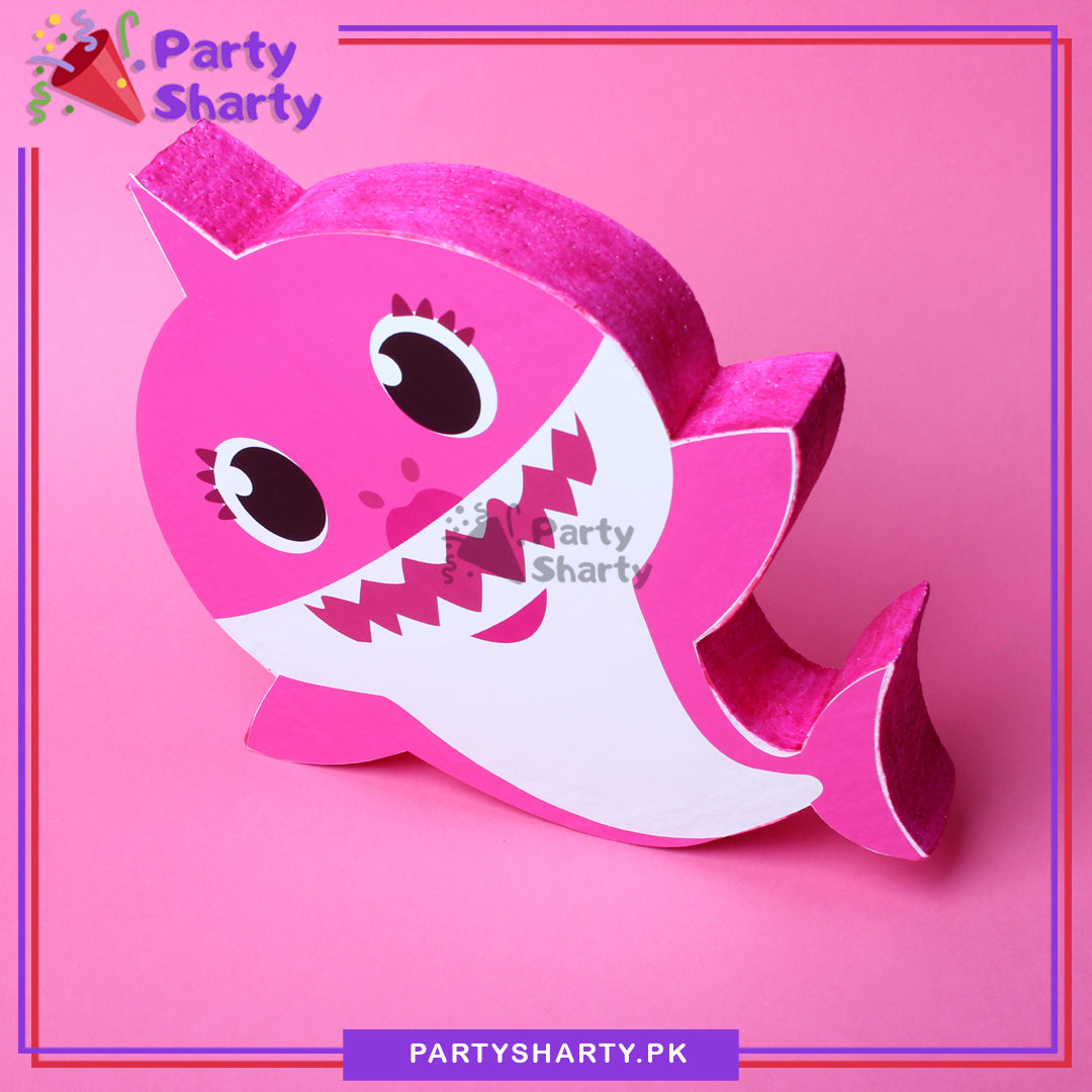 Baby Shark Theme Thermocol Standee For Baby Shark Theme Based Birthday Celebration and Party Decoration