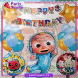 Cocomelon Theme Happy Birthday Set for Theme Based Birthday Decoration and Celebration
