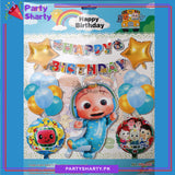 Cocomelon Theme Happy Birthday Set for Theme Based Birthday Decoration and Celebration