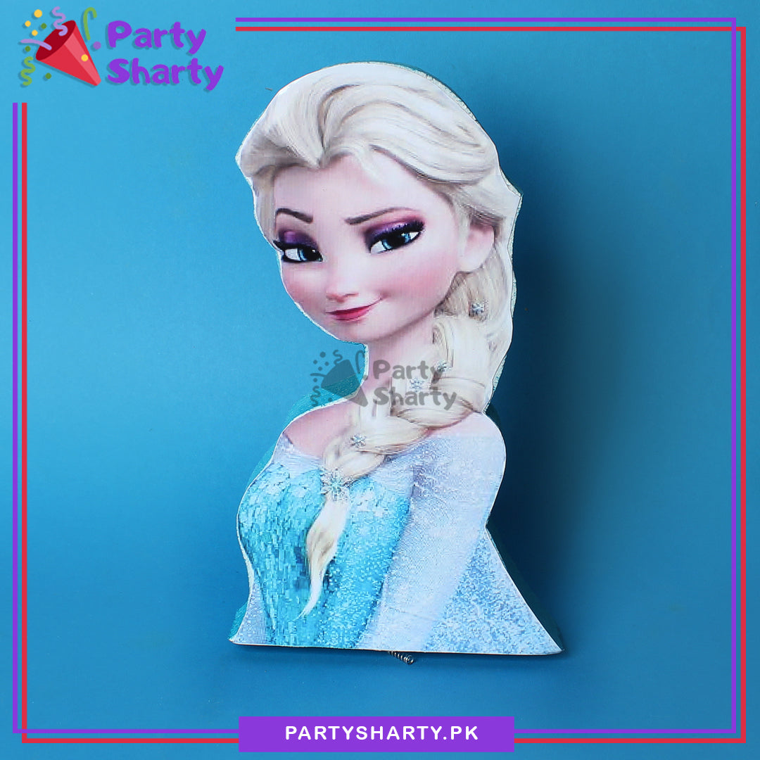 Elsa Character Thermocol Standee For Frozen Theme Based Birthday Celebration and Party Decoration