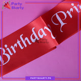 Birthday Princess Sash For Birthday Party Event and Celebration