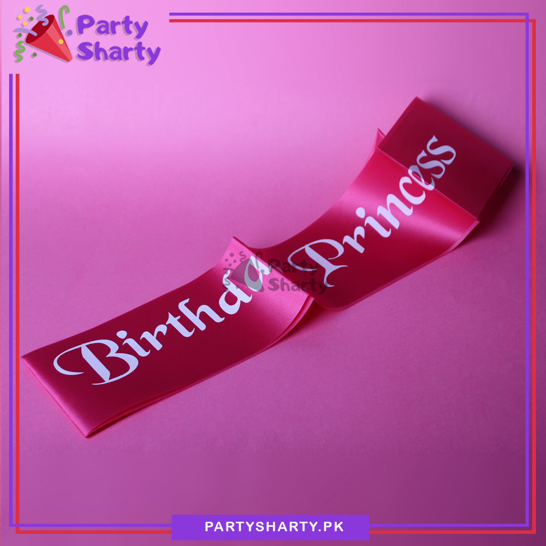 Birthday Princess Sash For Birthday Party Event and Celebration