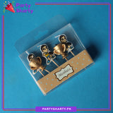 Sports Themed (Golden) Trophy Shaped Candles For Foot Ball Theme Decoration and Celebration