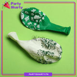14th August Pakistan Day Printed Latex Balloons for Pakistan Independence Day Celebration