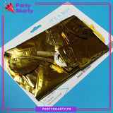 Golden Crown Shaped Foil with Latex and Confetti Balloon Set For Birthday, Baby Shower and Party Event Decoration