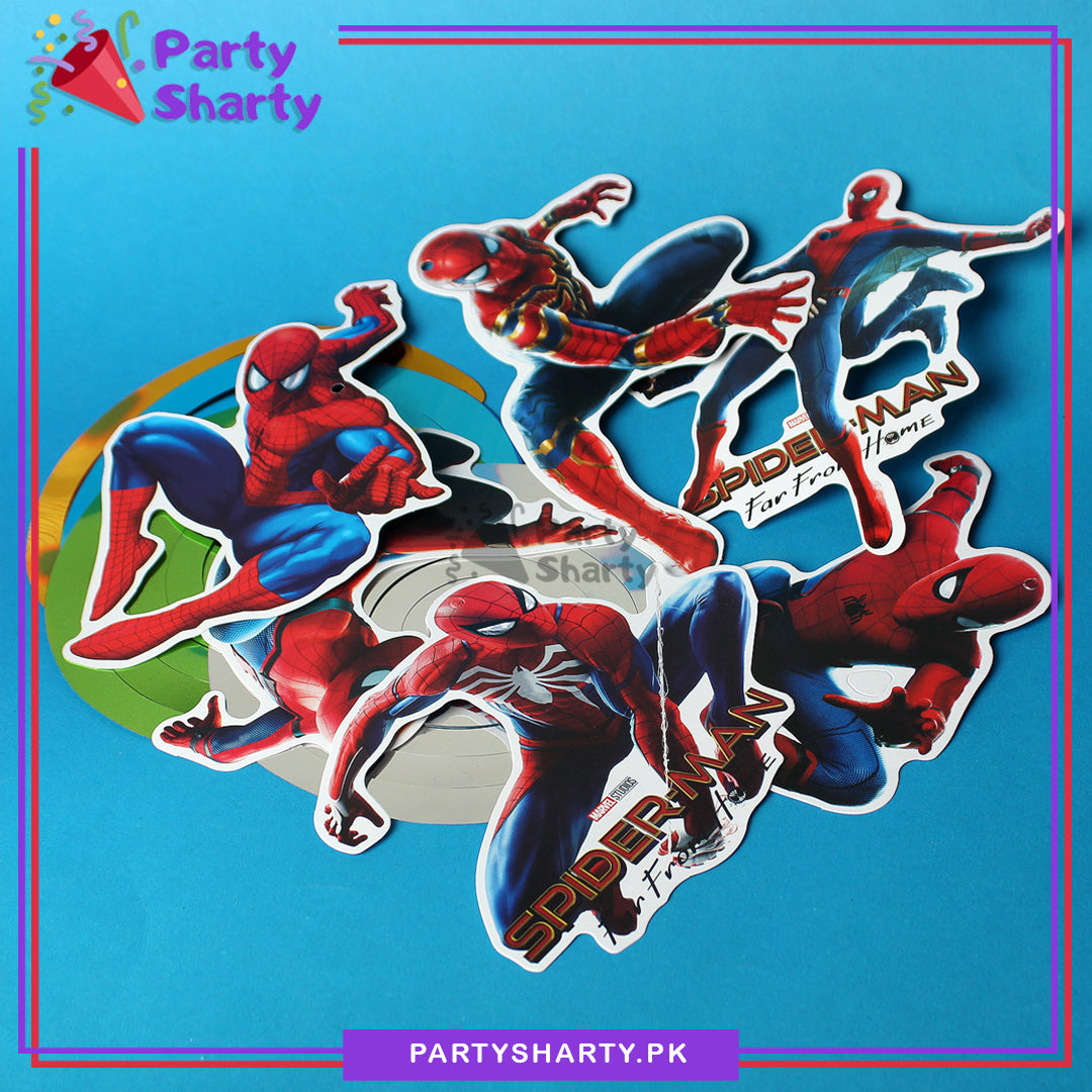 Spider Man Theme Swirls For Spiderman Theme Birthday Party and Decoration