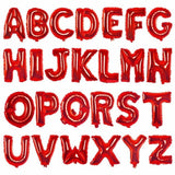 Red Alphabet Foil Balloon For Birthday, Anniversary, Bridal Shower Celebration and Decoration