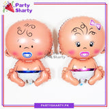 Baby Boy / Girl Shaped Foil Balloon For Baby Shower, Welcome Baby and Gender Reveal Party Decoration