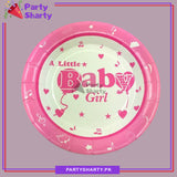 A Little Baby Girl Theme Party Disposable Paper Plates for Little Baby Theme Party Decoration