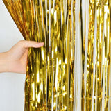 Fringes / Foil Curtains Best for Back Drop Wall Decoration for Birthday and Parties Celebration