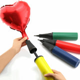 Heavy Duty Plastic Balloon Air Pump (Multi-color) For Birthdays, Celebration and Parties Decoration