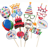 Photo Prop For Birthday Party - 18 pcs Set For Birthday Party and Celebration