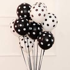Polka Dots Latex Balloons Pack of 25 For Party Decoration