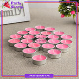 Pack Of 10 - Romantic Floating Tea Light Sweet Scented Wax Candles