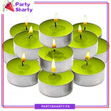 Pack Of 10 - Romantic Floating Tea Light Sweet Scented Wax Candles
