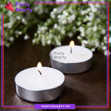 Pack Of 10 - Romantic Floating Tea Light Sweet Scented Wax Candles