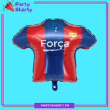 Champion T-shirt Shaped Foil Balloon For Foot Ball Theme Party Decoration and Celebrations