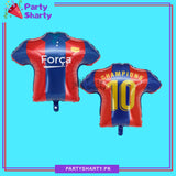 Champion T-shirt Shaped Foil Balloon For Foot Ball Theme Party Decoration and Celebrations