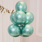 Metallic Chrome Balloons (Pack of 10) For Birthday, Wedding, Anniversary, Baby Shower Party Decoration