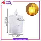 Crystal LED Candle Warm Light For Birthday Party Candle Light Dinner Decoration