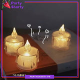 Crystal LED Candle Warm Light For Birthday Party Candle Light Dinner Decoration