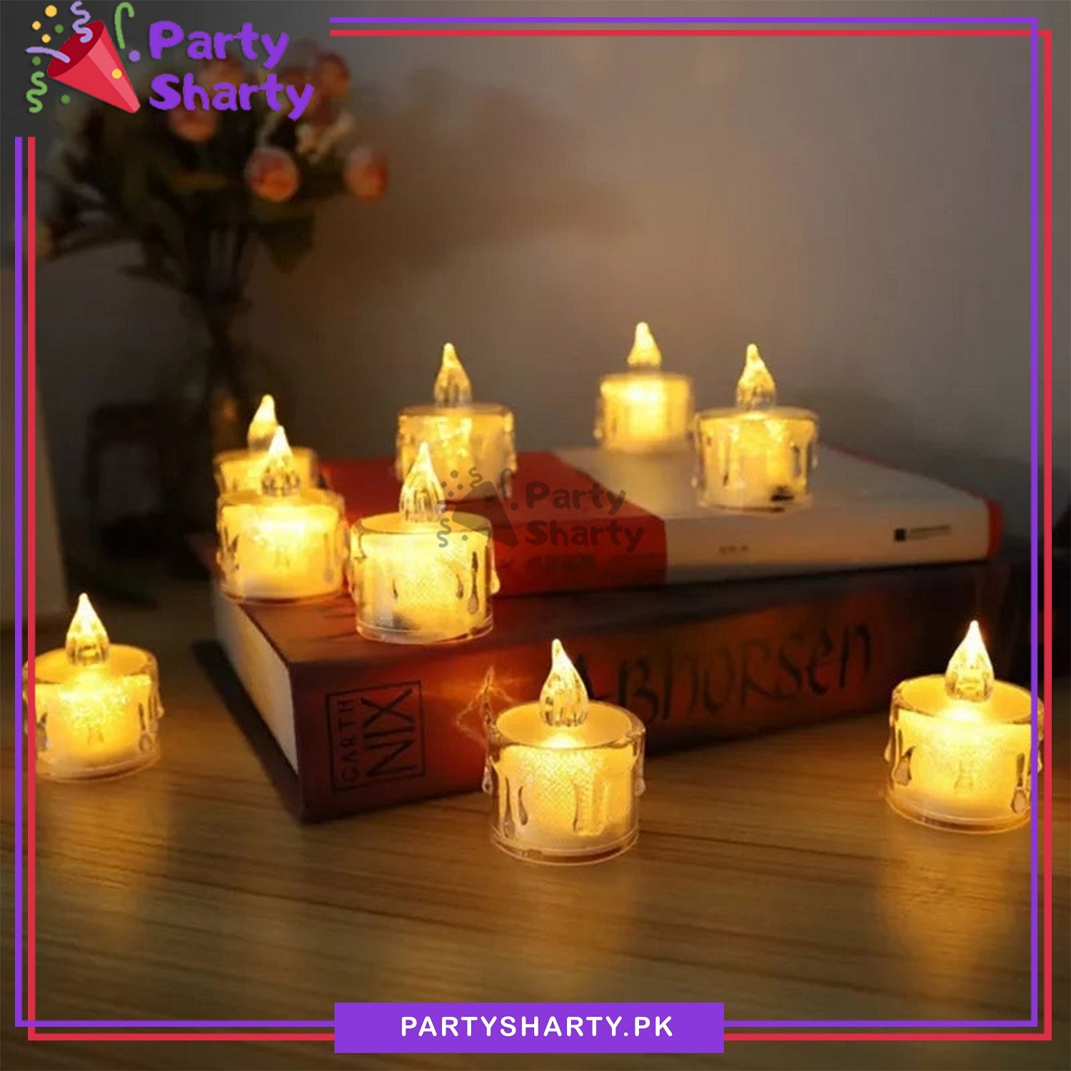 Crystal LED Candle Warm Light For Birthday Party Candle Light Dinner Decoration