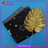 D-2 Happy Birthday Stylish Black & Golden Theme Set For Birthday Decoration and Celebration